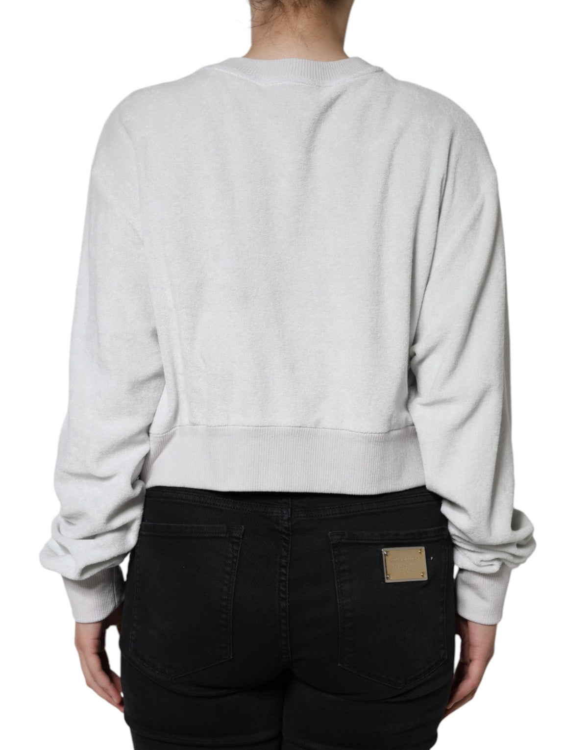 Dolce & Gabbana Pull Over Blanc en Nylon Stretch