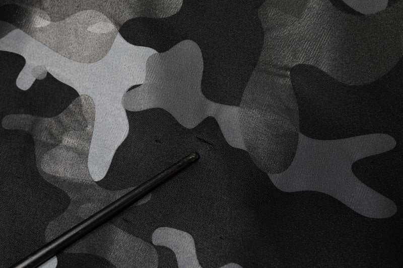 Dolce & Gabbana Sweatshirt Noir Camouflage à Col Rond