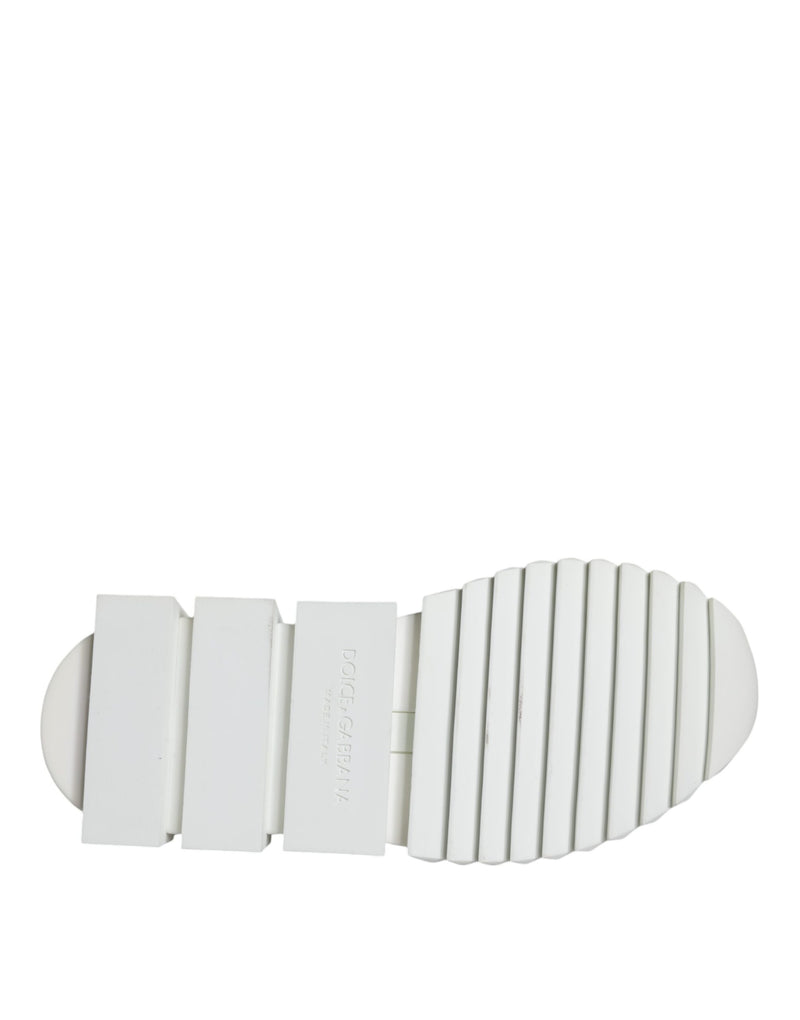 Dolce & Gabbana White Mesh Sorrento Trekking Sneakers