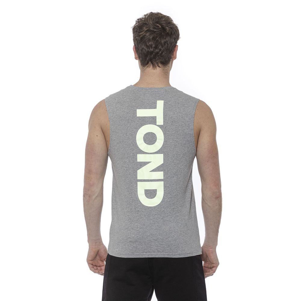 Débardeur homme en coton gris Tond