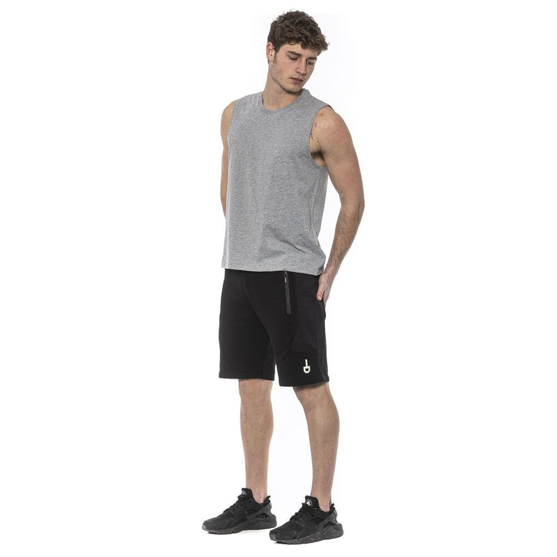 Tond Grijs Katoenen Heren Tanktop
