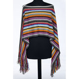 Missoni Multicolor Wool Poncho - Essential Luxury Layering