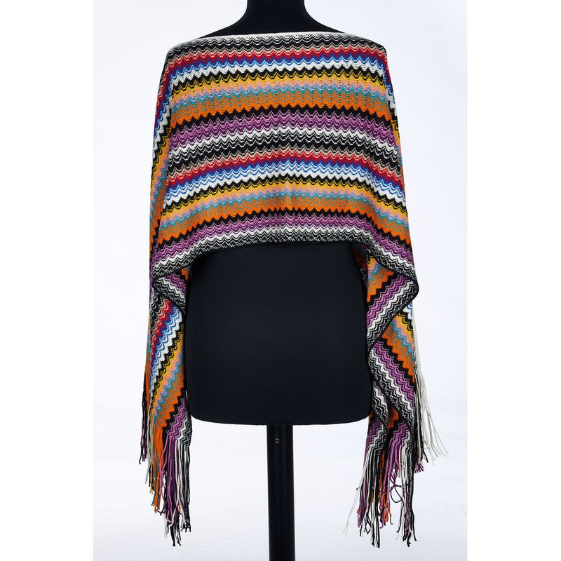 Missoni Multicolor Wool Poncho - Essential Luxury Layering