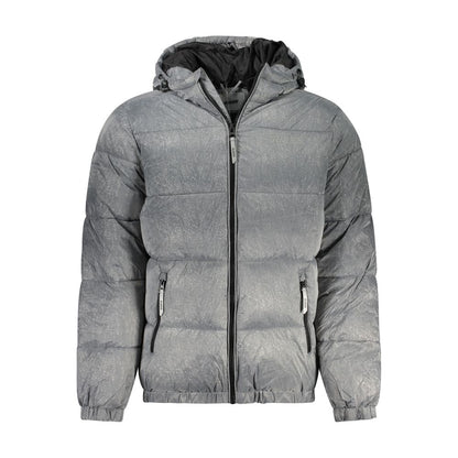 Veste en polyamide grise Guess Jeans