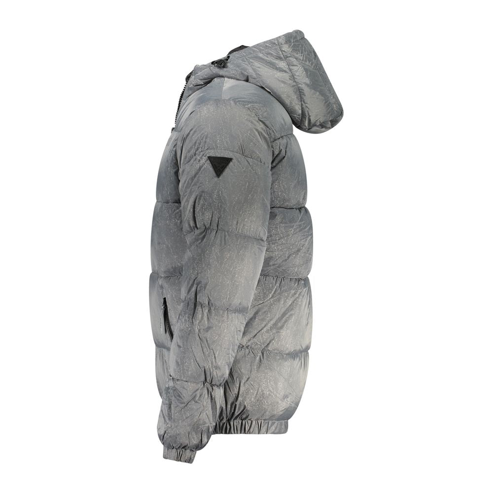 Veste en polyamide grise Guess Jeans