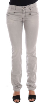 Jean slim en coton gris délavé Costume National