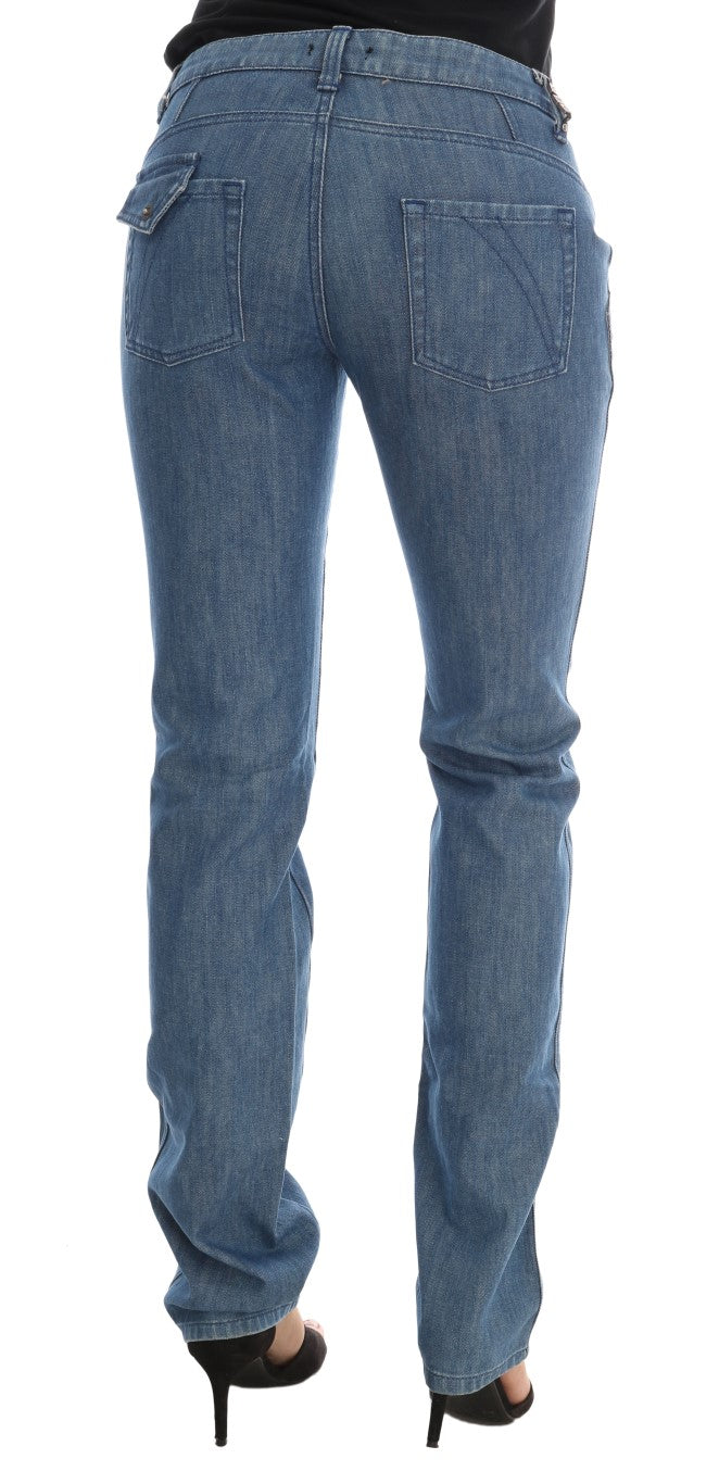 Jean slim en coton délavé bleu marine Costume