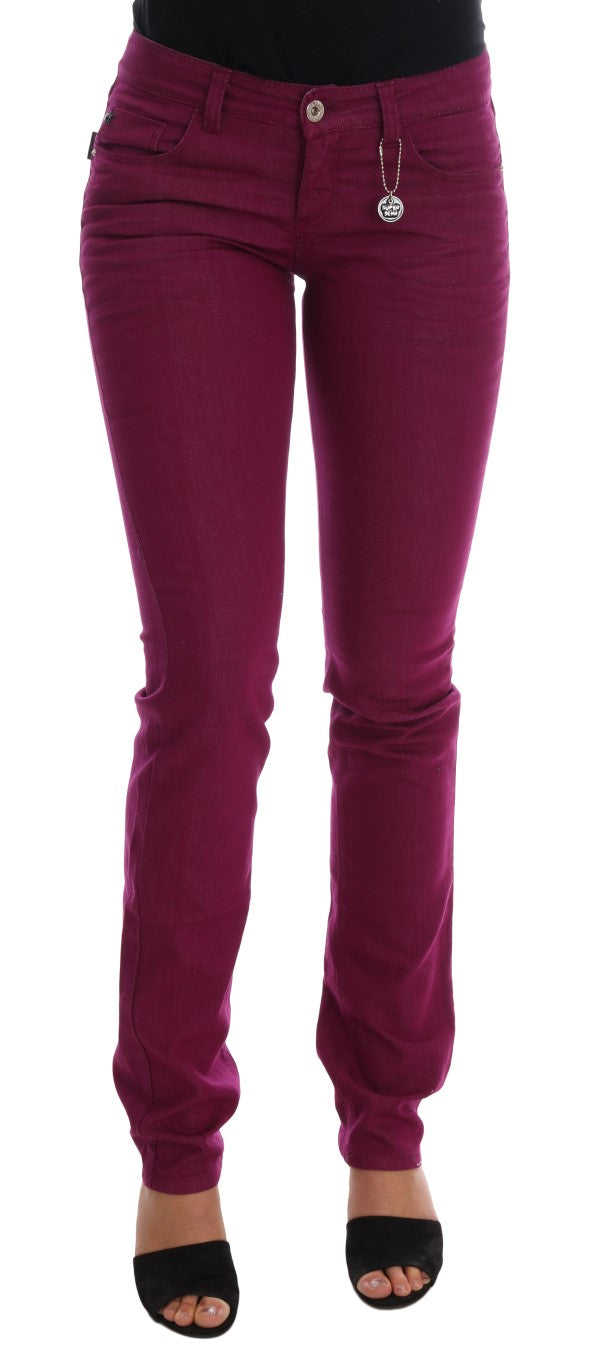 Jean slim en coton stretch violet Costume National