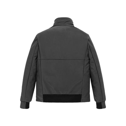 Refrigiwear Gray Nylon Men's Bomber Jacket