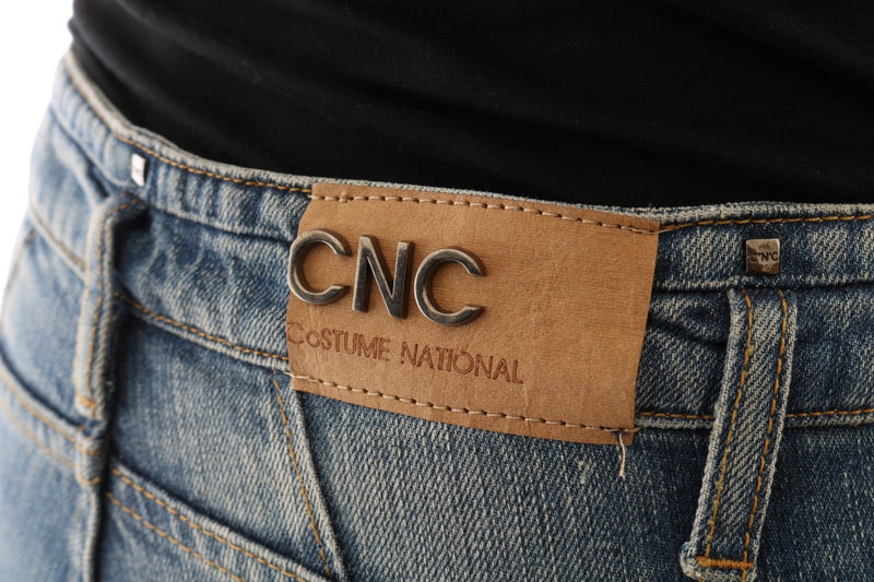 Jean en denim stretch bleu national Costume