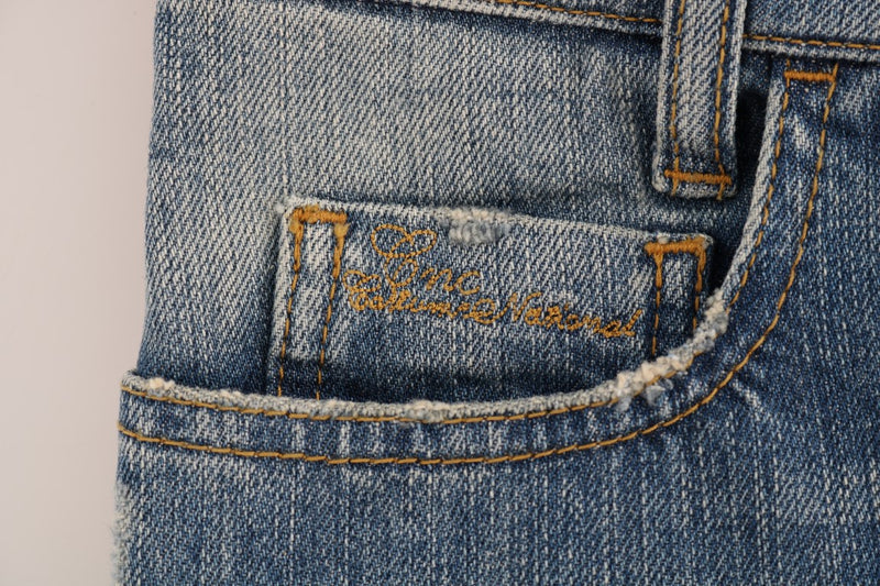 Jean en denim stretch bleu national Costume