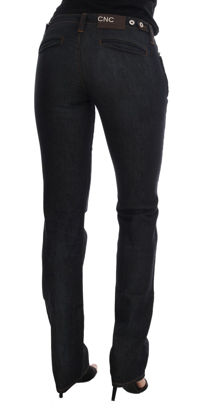 Jean slim en coton bleu foncé Costume National