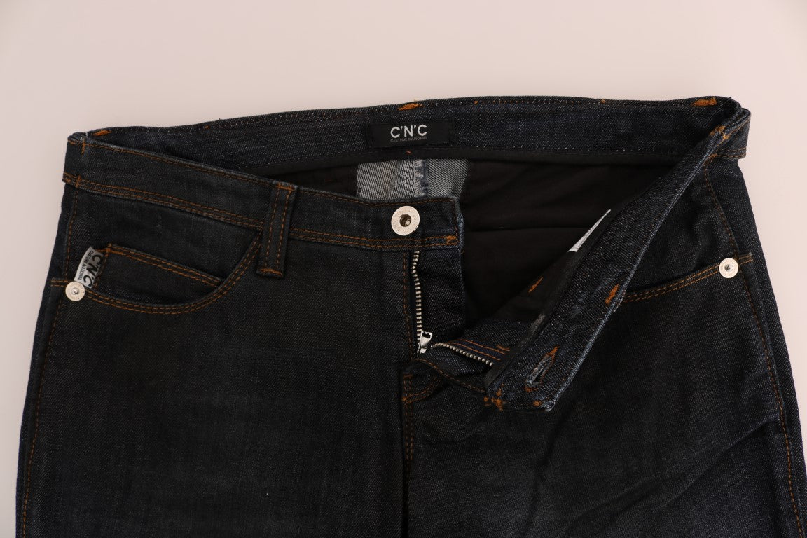 Jean slim en coton bleu foncé Costume National