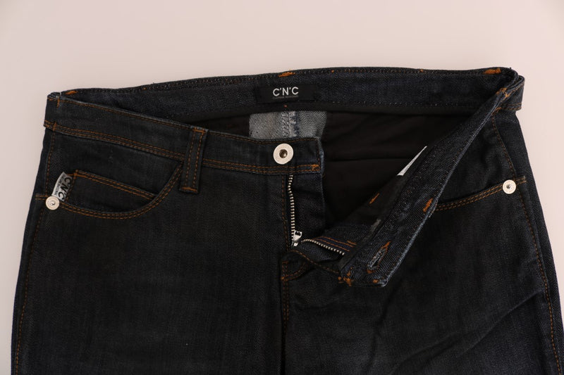Jean slim en coton bleu foncé Costume National