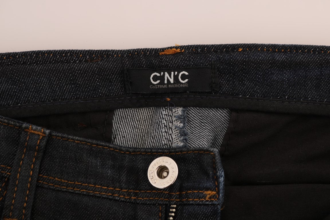 Jean slim en coton bleu foncé Costume National