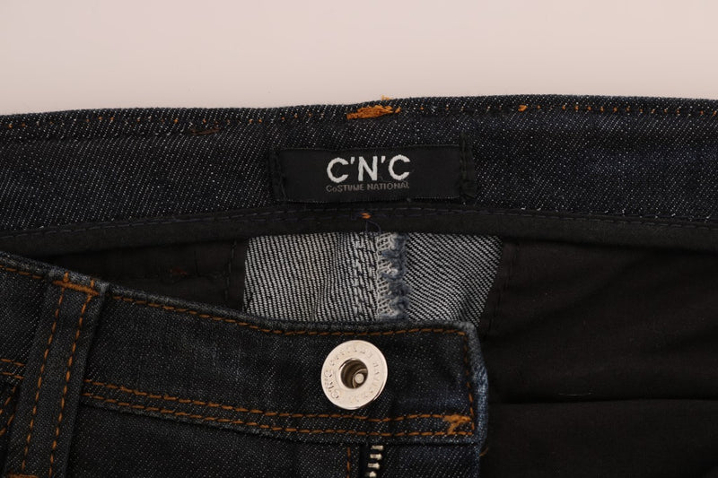 Jean slim en coton bleu foncé Costume National