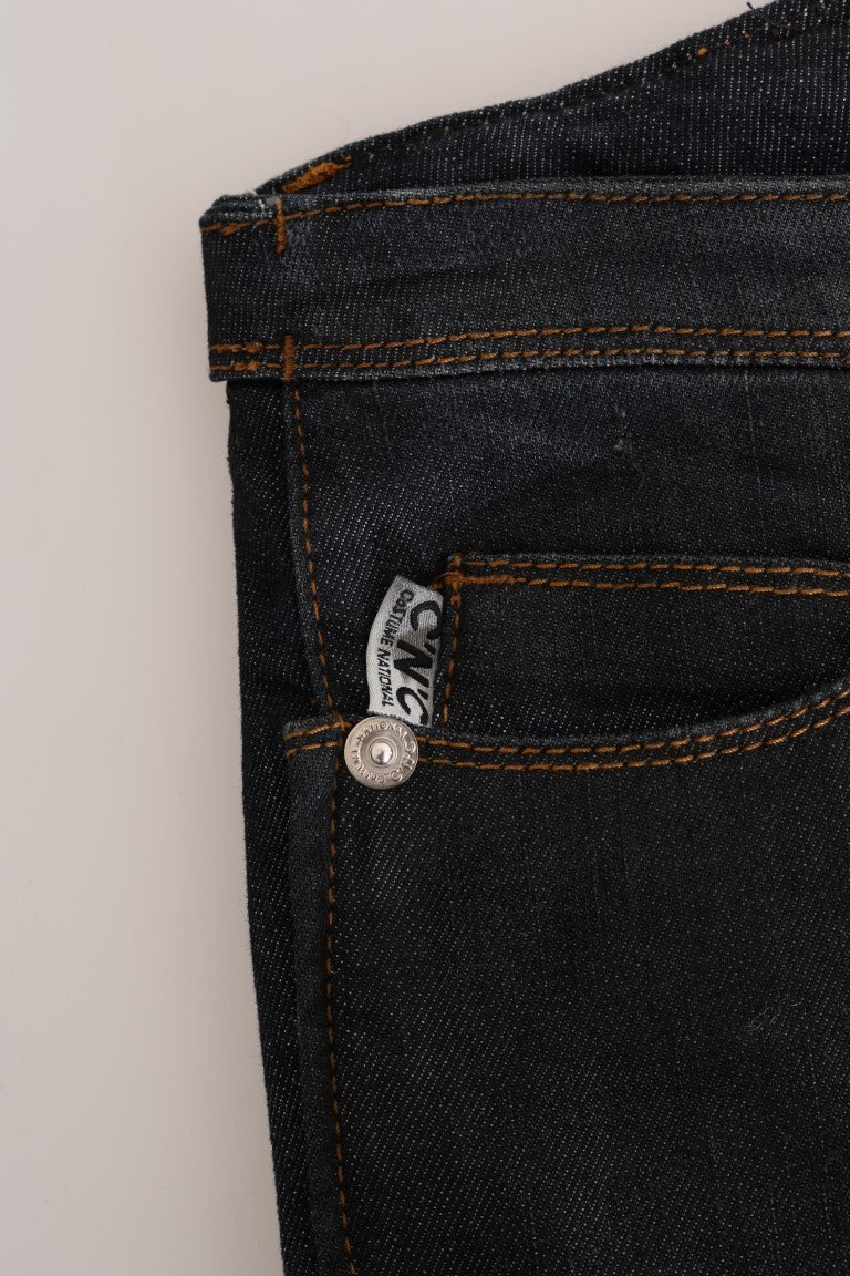Jean slim en coton bleu foncé Costume National