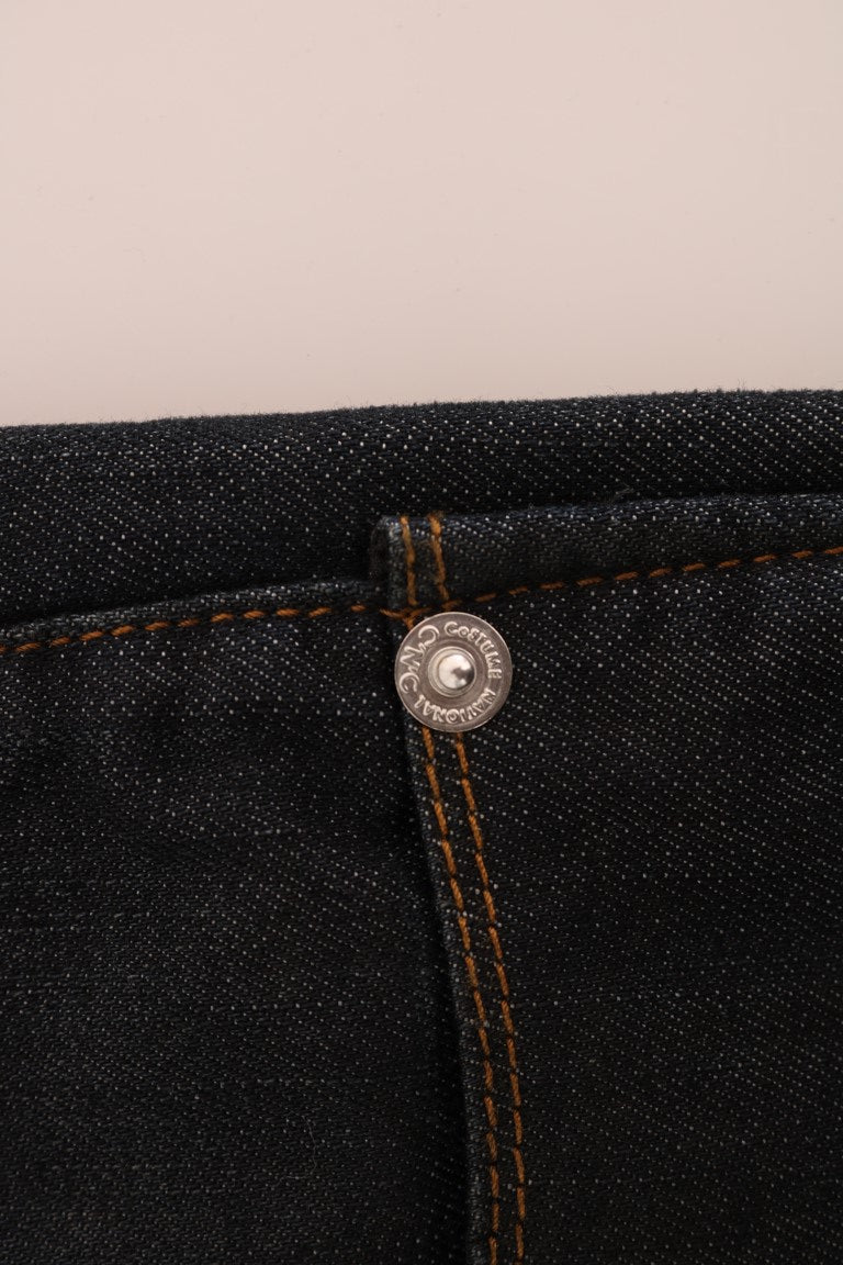 Jean slim en coton bleu foncé Costume National
