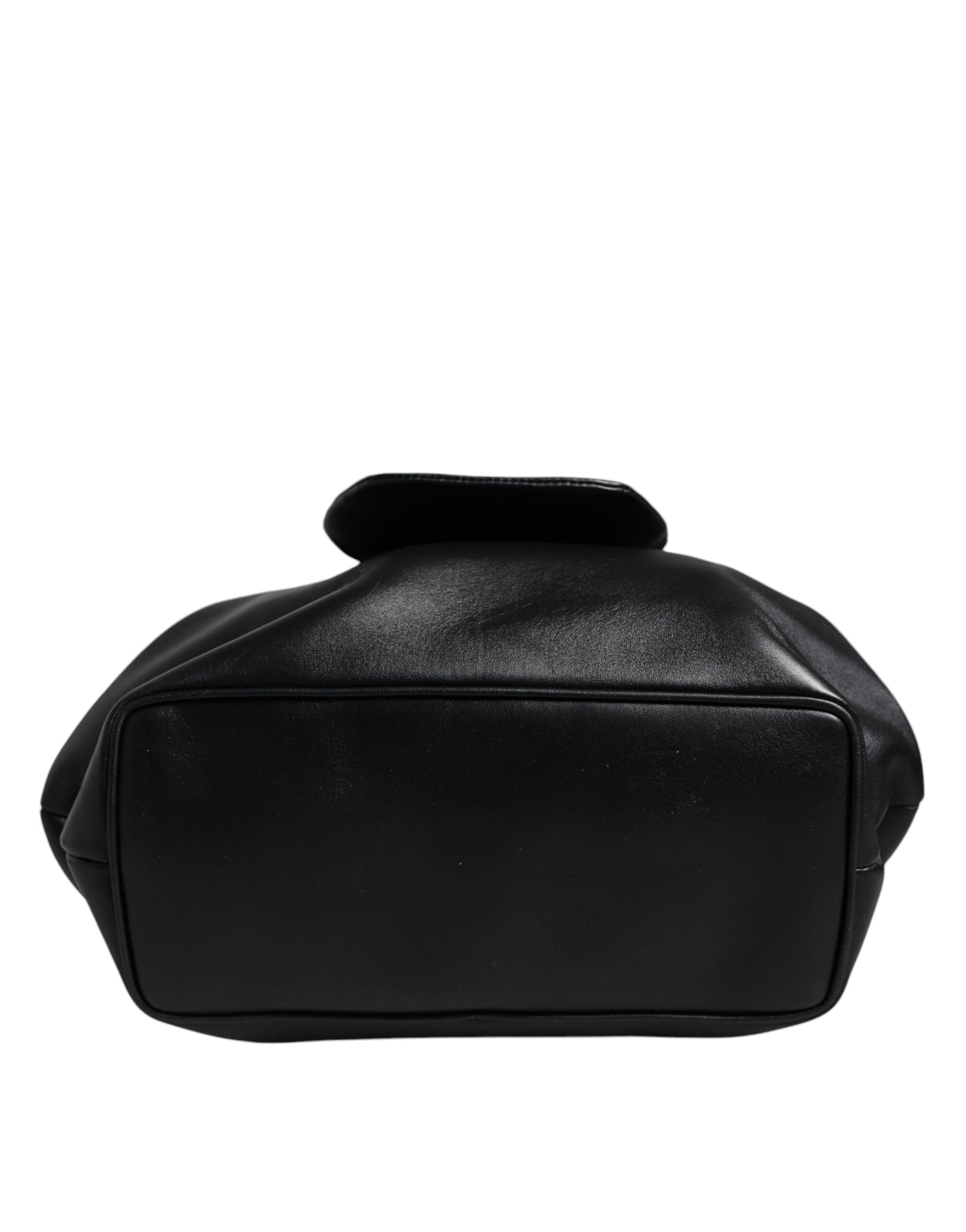 Pochette à bandoulière en cuir de veau noir Dolce &amp; Gabbana