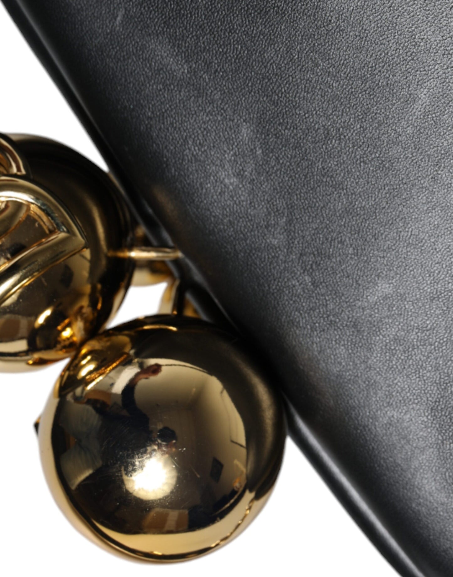 Pochette à bandoulière en cuir de veau noir Dolce &amp; Gabbana