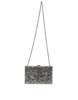 Dolce & Gabbana Sac Clutch Soirée Argenté Pailleté