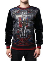 Pull en jacquard multicolore à col rond Dolce &amp; Gabbana