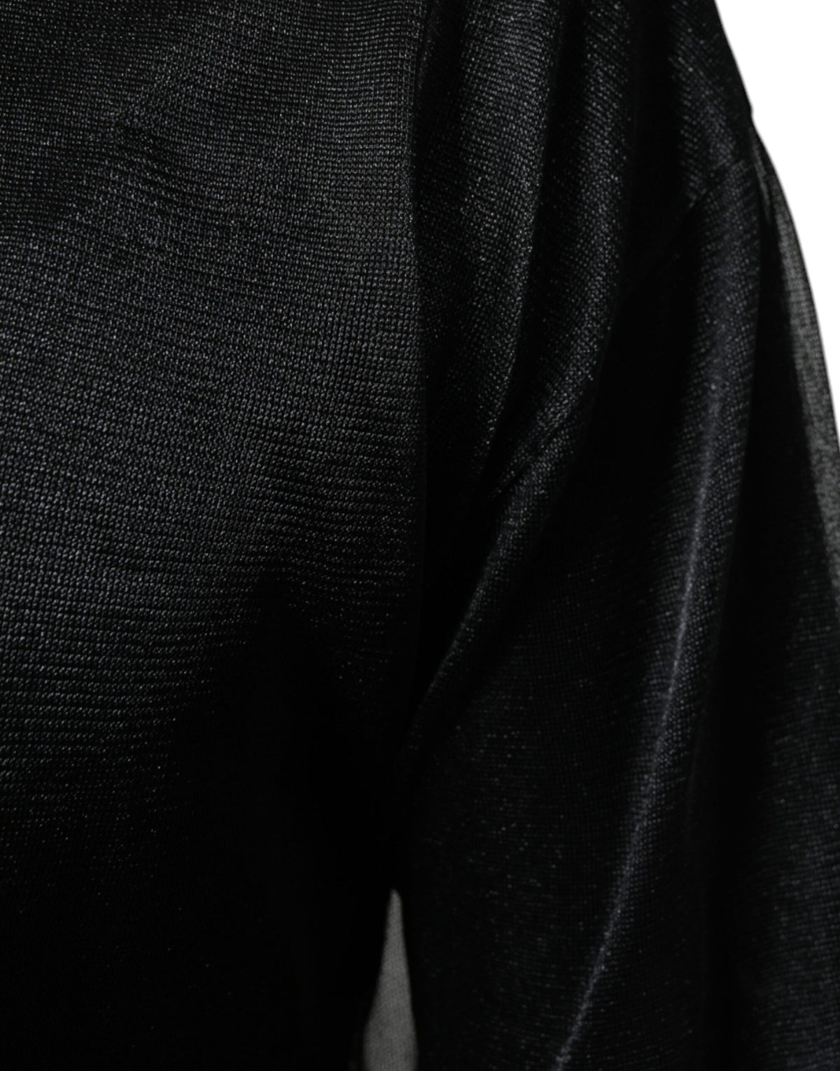 Pull en polyester noir à enfiler de Dolce &amp; Gabbana