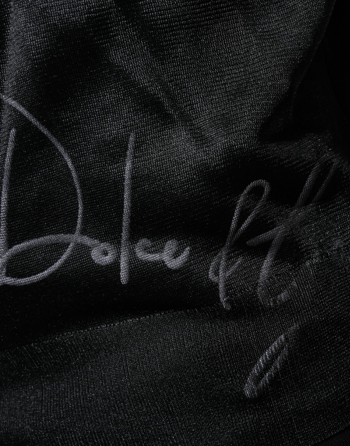 Pull en polyester noir à enfiler de Dolce &amp; Gabbana