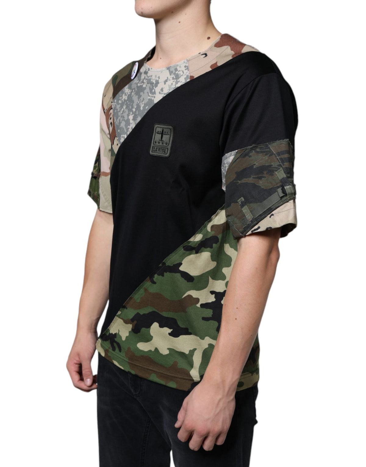 T-shirt Dolce &amp; Gabbana DG Royal en patchwork camouflage multicolore