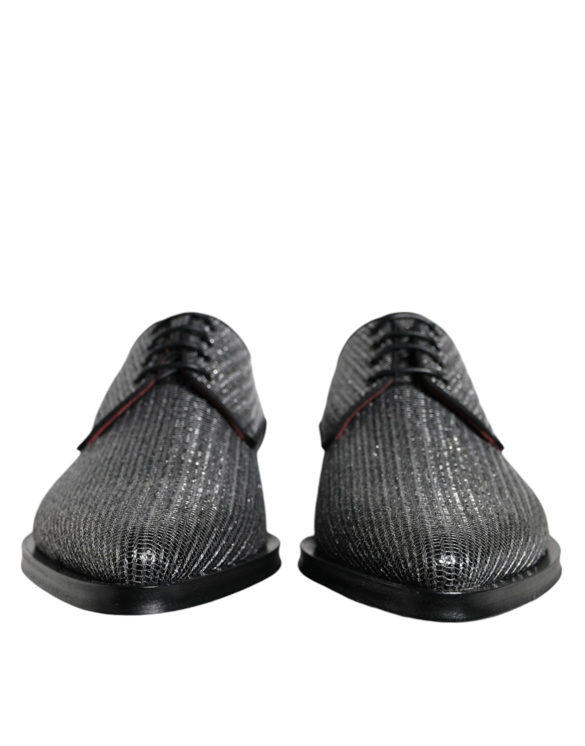 Dolce & Gabbana Silver Derby Formal Dress Shoes for Men