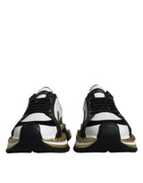 Dolce & Gabbana Super King Sneakers - White Gold & Black