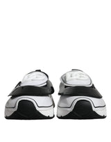Dolce & Gabbana Sneakers Daymaster Blanc et Noir avec Plaque Logo