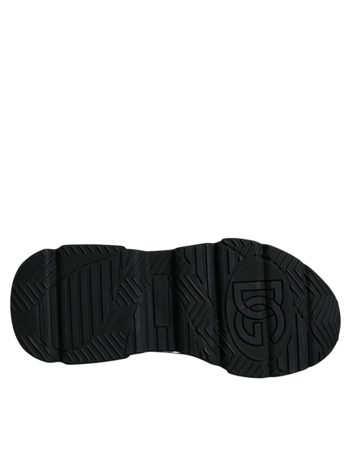 Dolce & Gabbana Sneakers Daymaster Blanc et Noir avec Plaque Logo