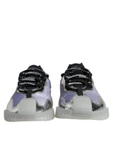 Dolce & Gabbana NS1 Baskets Basses en Argent et Noir