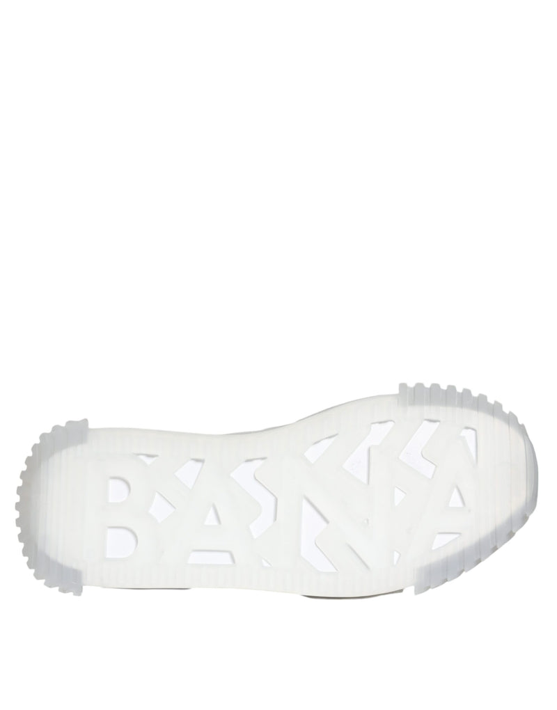 Dolce & Gabbana NS1 Baskets Basses en Argent et Noir