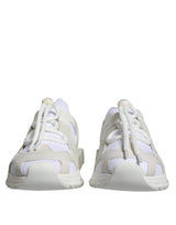 Dolce & Gabbana Sorrento Sneakers en Mesh Blanc