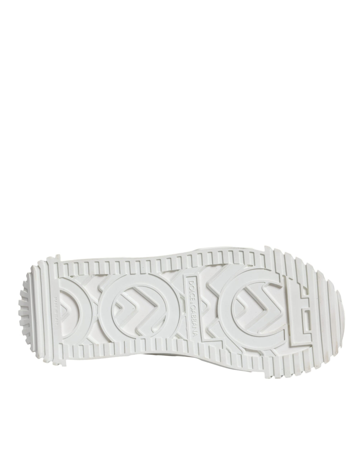 Dolce & Gabbana White Lace Up Low Top NS1 Sneakers