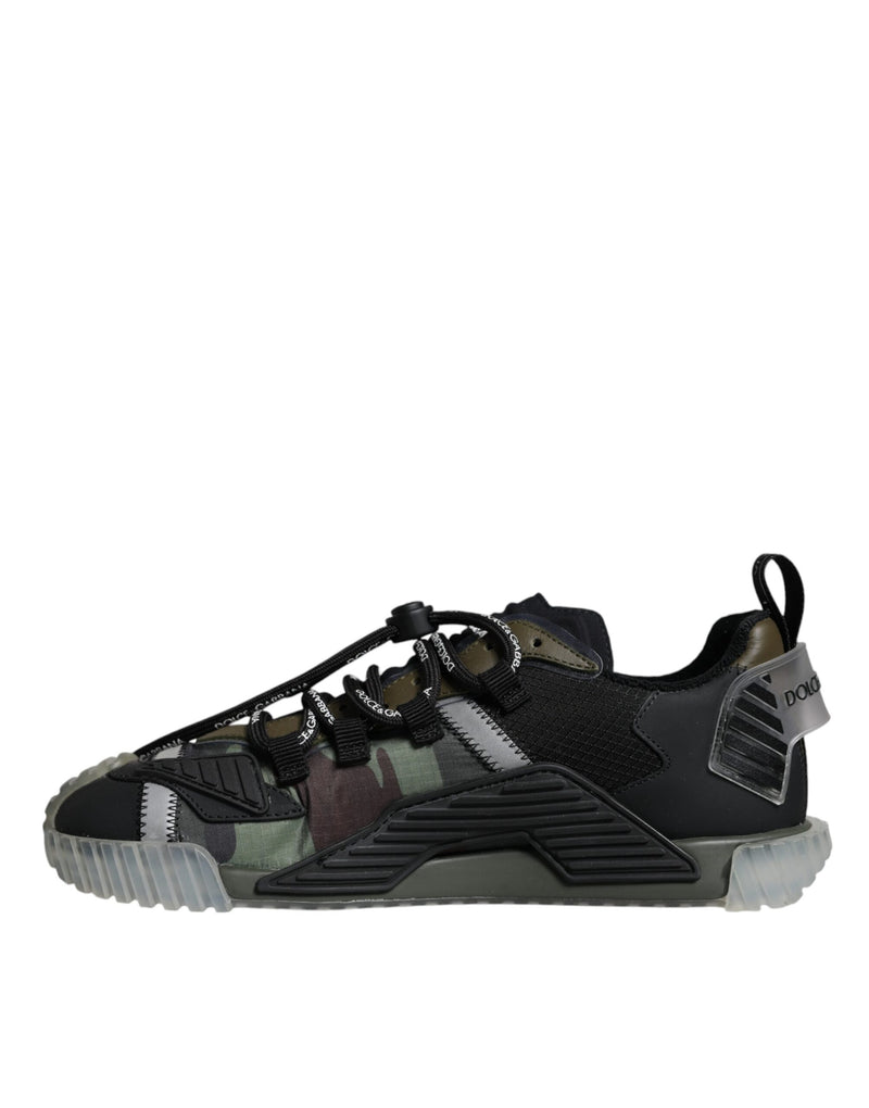 Dolce & Gabbana Multicolor Lace Up Low Top NS1 Sneakers