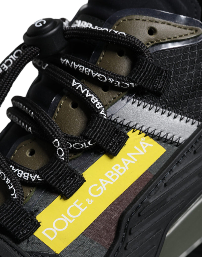 Dolce & Gabbana Multicolor Lace Up Low Top NS1 Sneakers
