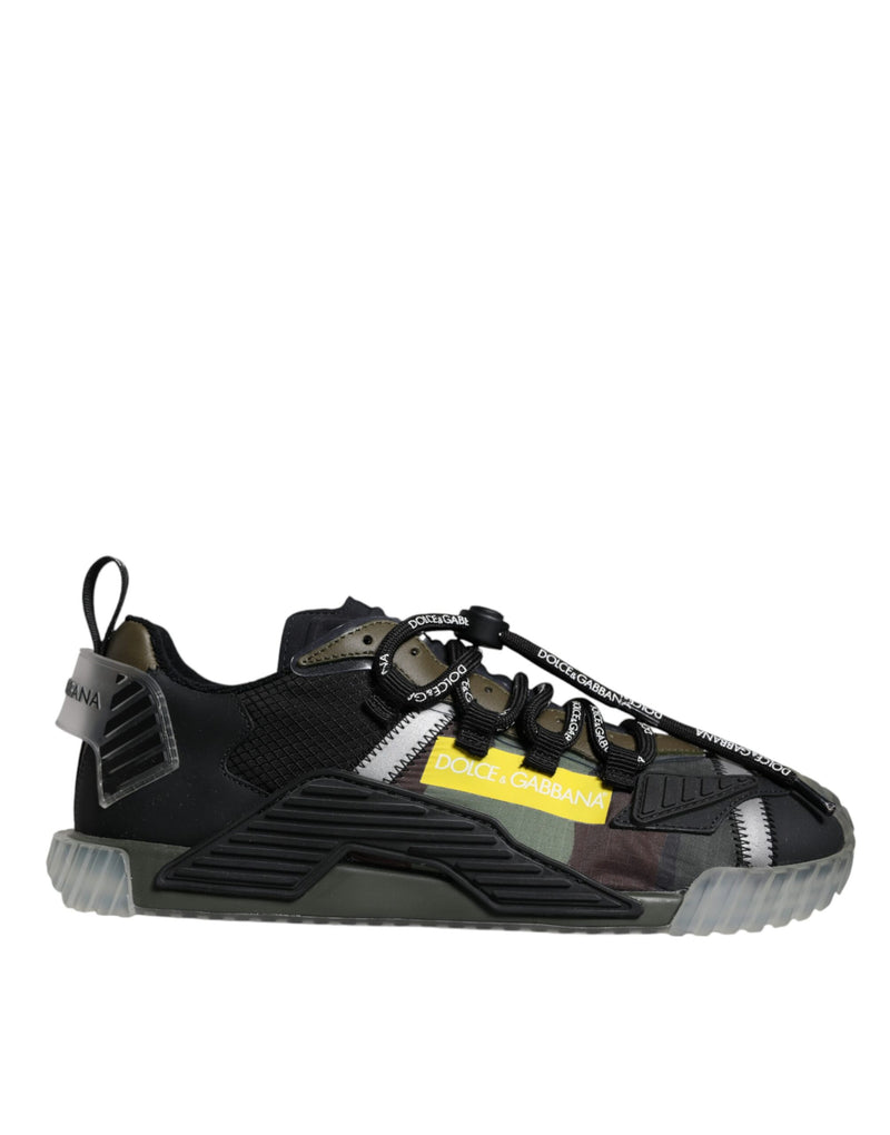 Dolce & Gabbana Multicolor Lace Up Low Top NS1 Sneakers