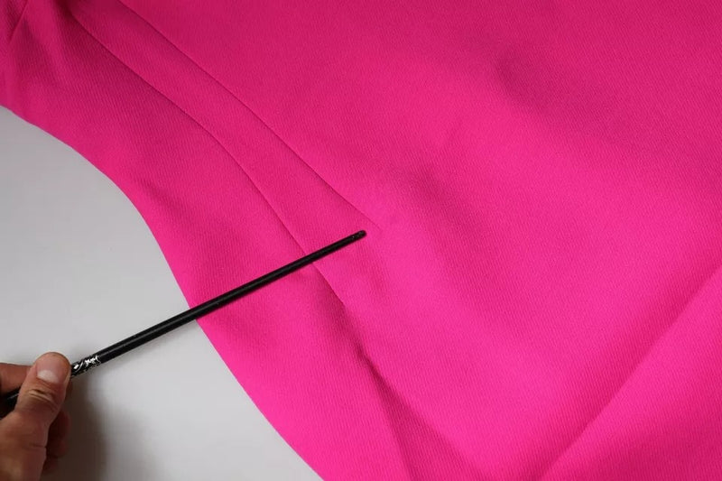 Robe Mini A-line Sans Manches Rose Dolce & Gabbana