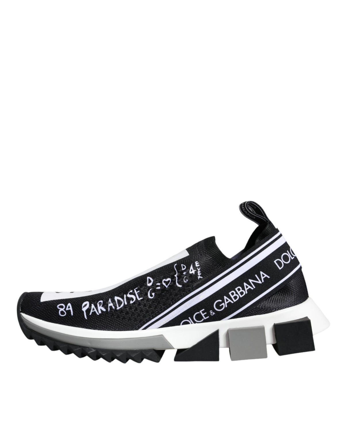 Dolce & Gabbana Sorrento Sneakers Noir et Blanc Basses