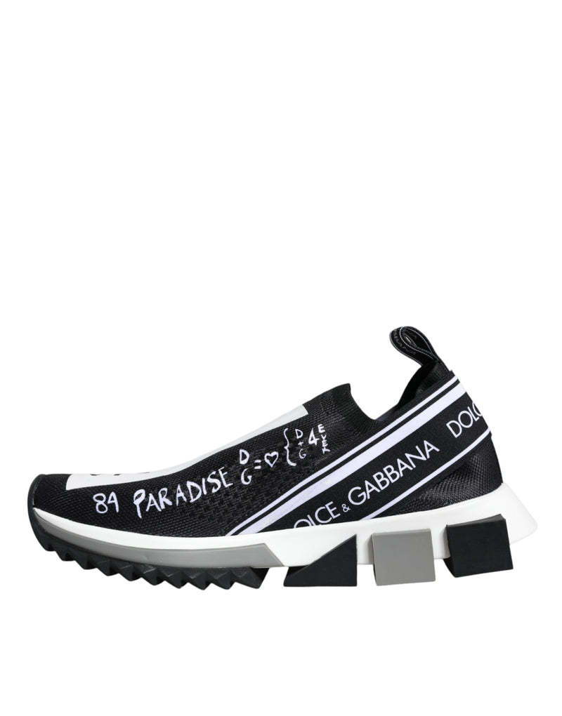 Dolce & Gabbana Sorrento Sneakers Noir et Blanc Basses