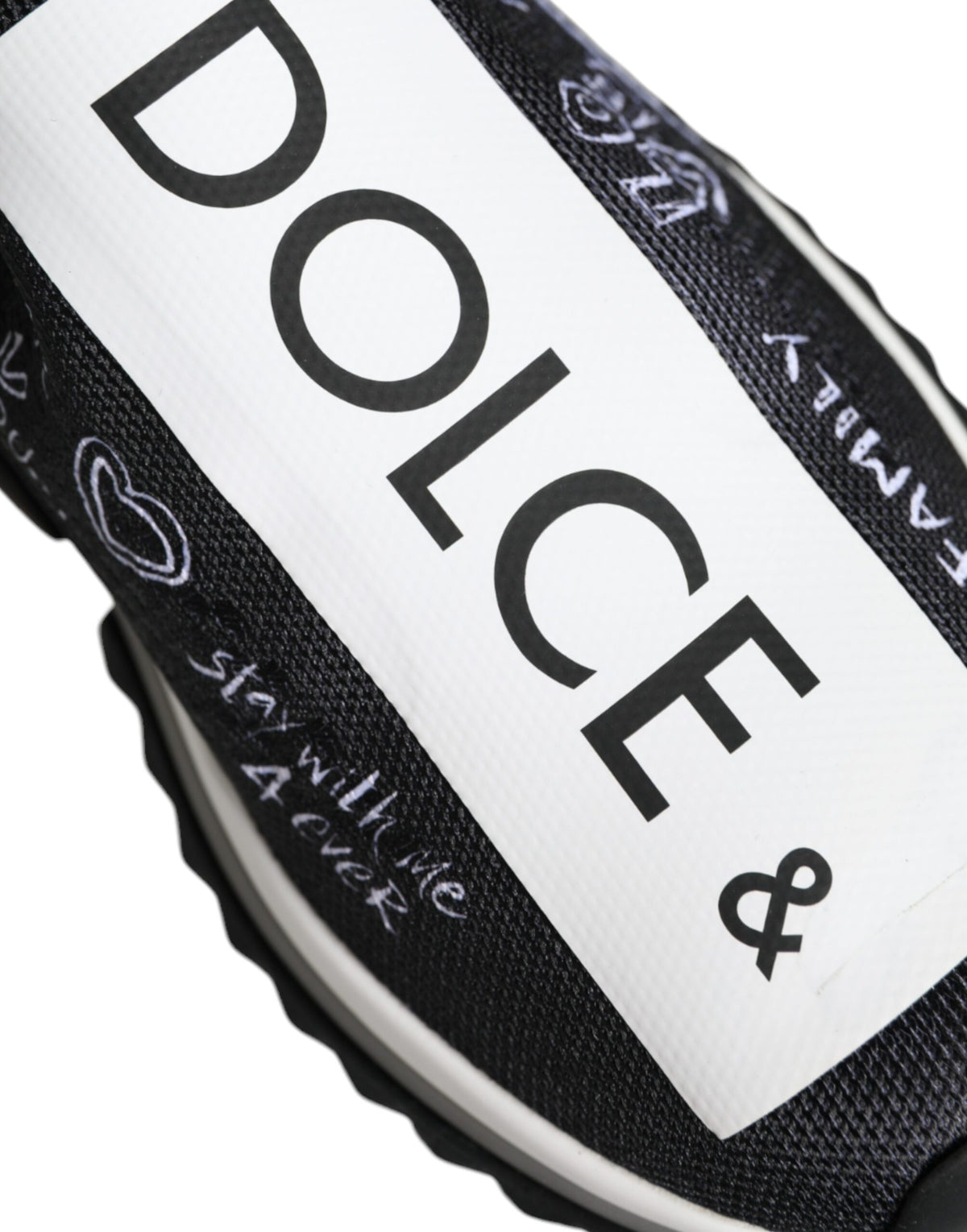 Dolce & Gabbana Sorrento Sneakers Noir et Blanc Basses