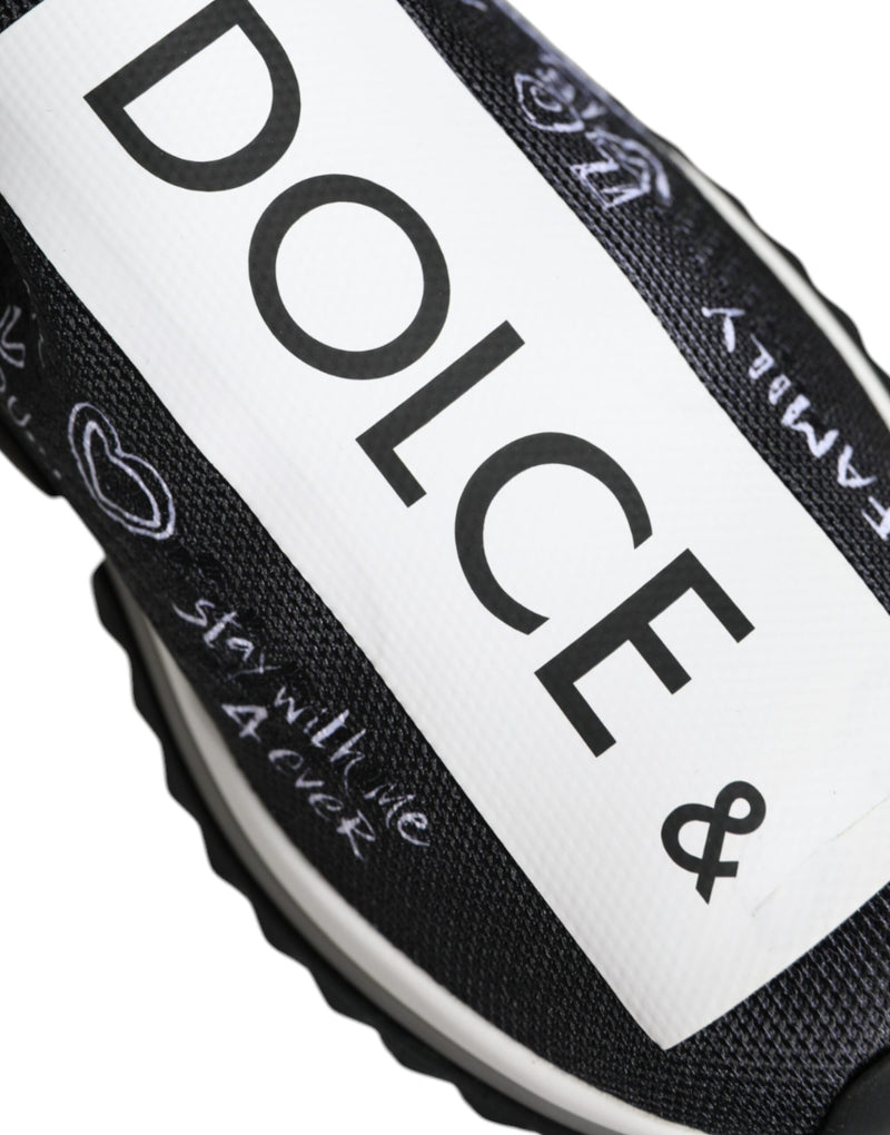 Dolce & Gabbana Sorrento Sneakers Noir et Blanc Basses