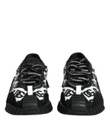 Dolce & Gabbana Black Logo Lace Up Low Top NS1 Sneakers