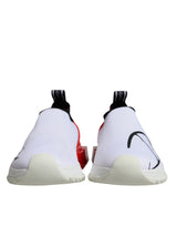 Dolce & Gabbana Sneakers Sorrento Basses Blanches et Rouges
