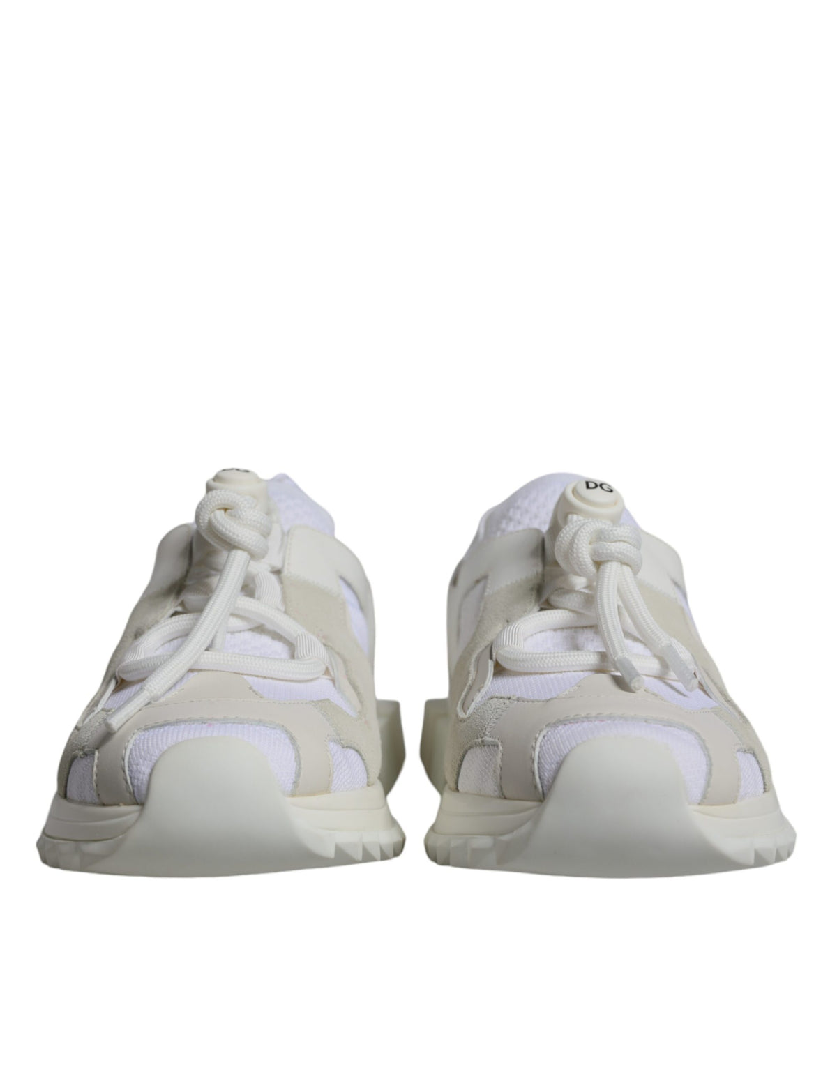 Dolce & Gabbana White Mesh Sorrento Sneakers - Luxury Footwear