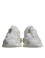 Dolce & Gabbana White Mesh Sorrento Sneakers - Luxury Footwear