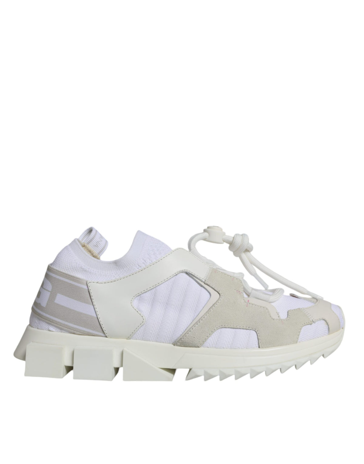 Dolce & Gabbana White Mesh Sorrento Sneakers - Luxury Footwear